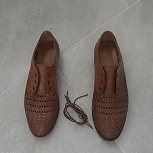 Women's Brown Leather Loafers